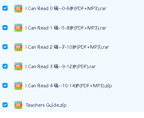 I Can Read系列分级阅读PDF MP3音频下载第2张-惠学吧 Image