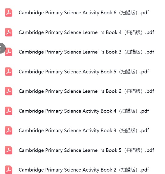 《Cambridge Primary Science》1~6级PDF下载 学生书 练习册【原版】剑桥少儿科学教材第2张-惠学吧 Image
